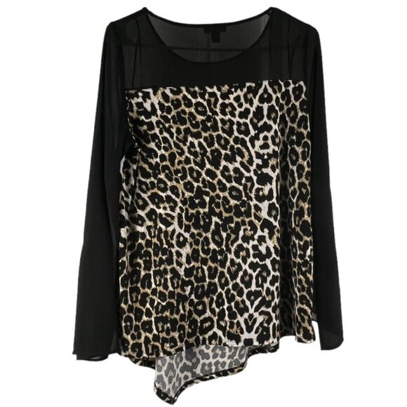 Vince Camuto Top Bell Sleeves Asymmetric Front Size Small Oversized Mobwife - Picture 4 of 12